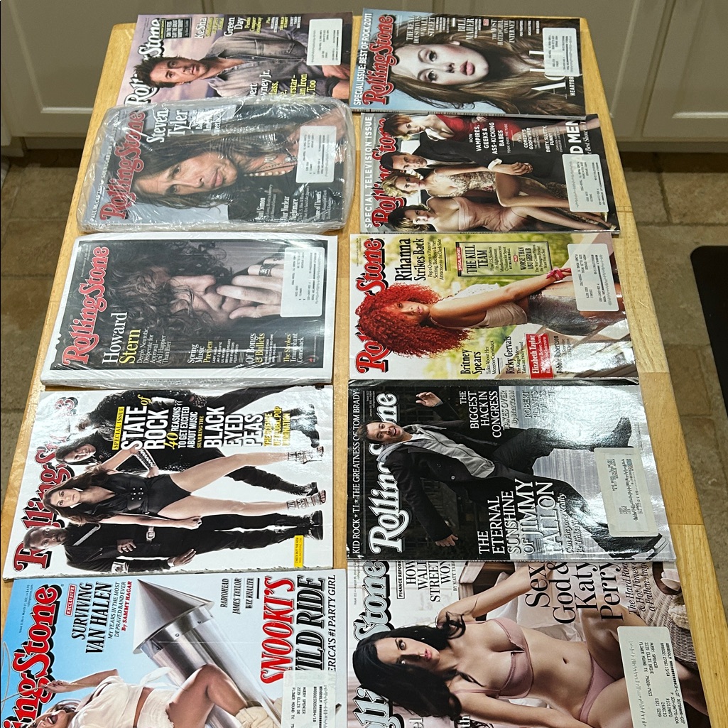 The Rolling Stones Magazine Collection  Howard Stern Steven Tyler Covers